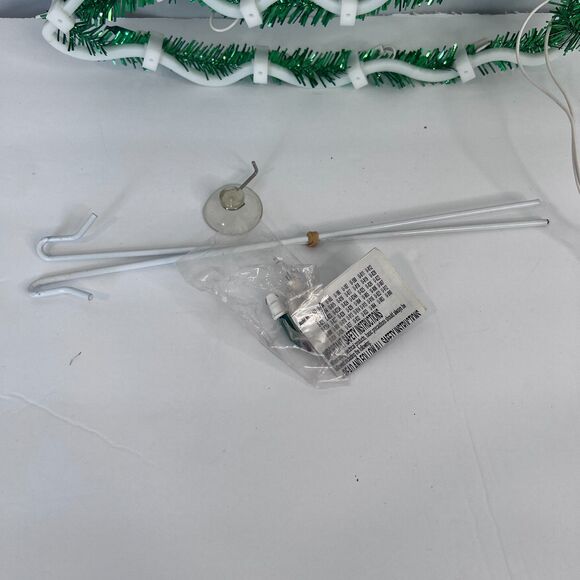 Ornamental Christmas Light Up Silhouette Trumpet Angel Holiday Plug-In Window - Picture 6 of 12